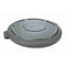 Rubbermaid Commercial Flat Top Lid for 20 gal Round BRUTE Containers, 19.88" diameter, Gray FG261960GRAY - alternate 4